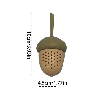 1pc Acorn Mini Tea Strainer Silicone Tea Drainer Pinecone Tea Brewer Silicone Tea Brewer