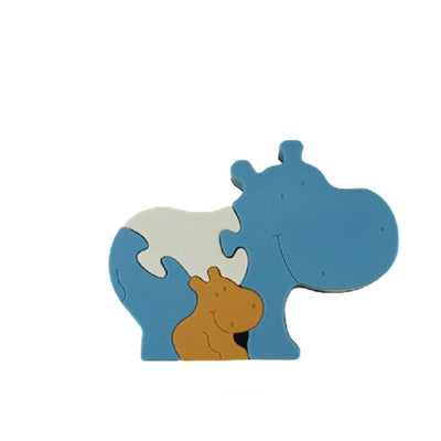 Hot Sell New Baby Silicone Animal Puzzle Kids Silicone Geometry Matching Board Baby Sensory Educational Toys