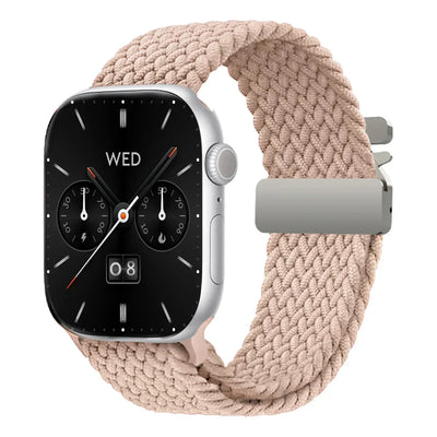 Braided Solo Loop Strap For Apple Watch band 44mm 45mm 46mm 40mm 41mm 42mm 49mm Bracelet iWatch Series Ultra 2 10 9 SE 8 7 6 5 4