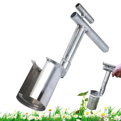 Portable Hand Held Open End Seedling Transplanter Multi-functional Seeding Bulb Planter Tool For Agricultural Use Gardening Tool
