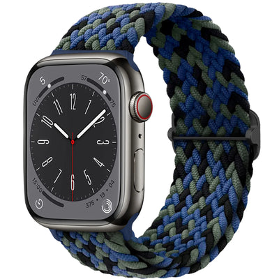 Braided Solo Loop For Apple watch band 45mm 44mm 40mm 49mm 38 41mm Elastic correa bracelet series 8 9 5 4 3 SE 6 7 Ultra 2 strap