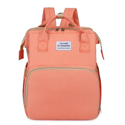 Lightweight Mother and Baby Bag Multifunctional Large Capacity Mom Bed Bag New Portable Folding Mommy Bag Crib Stroller Backpack