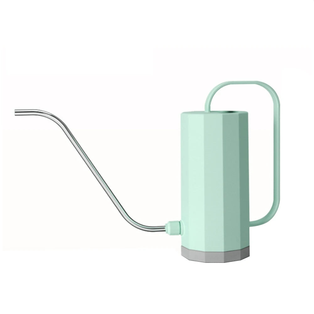 1000ml Plant Watering Can Stainless Steel Curved Mouth Watering Pot Household Removable Nozzle Multi-function Bonsai Garden Tool