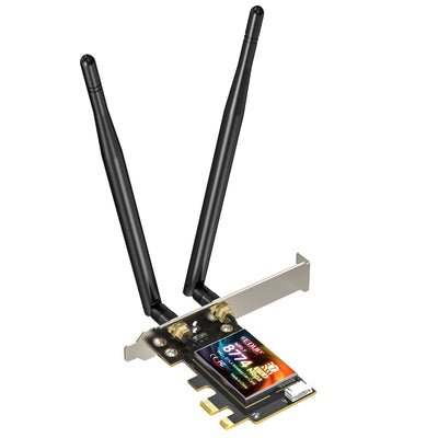 EDUP   BE200 8774Mbps High Speed 2.4GHz/5GHz/6GHz WiFi 7 Network Card Bluetooth 5.4 PCI-E Wireless Adapter Stable Transmission