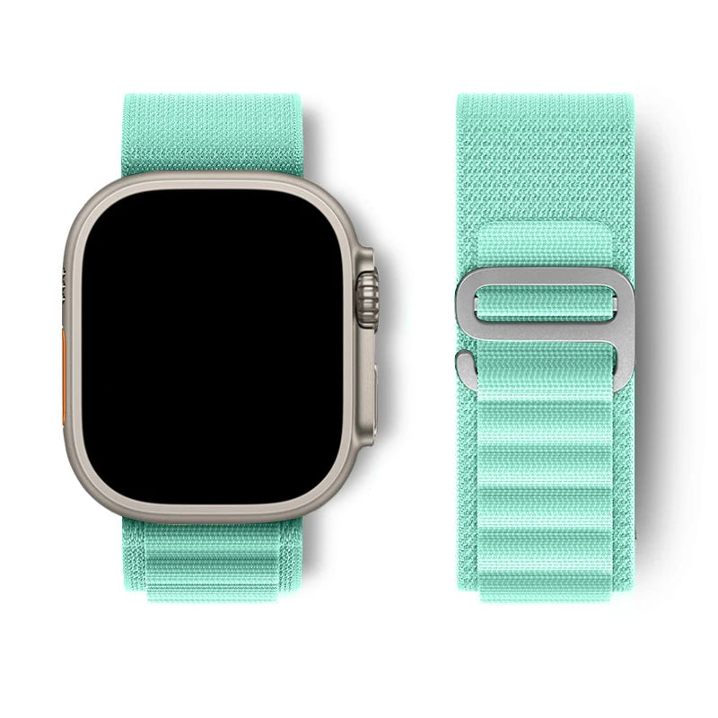 Alpine loop Strap for Apple watch Ultra Band 49mm 45mm 46mm 44mm 41mm 42mm 40mm Nylon bracelet correa series 10 9 8 7 SE 6 5 4 3