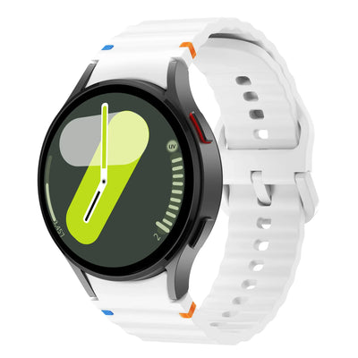 Original Silicone band for Samsung Watch 7 6 5 pro 44mm 40mm 45mm FE Sport Bracelet For Galaxy Watch 6Classic 43mm 47mm Strap