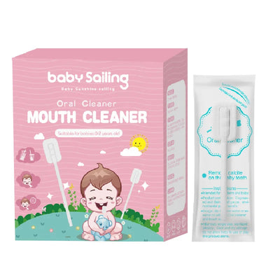 New Disposable Baby Tongue Cleaner Baby Oral Cleaner Gauze Glue-free Forged Baby Tongue Cleaner Oral Tongue Cleaner for Babies