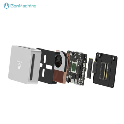 GenMachine Mini PC Ryzen 5500U ES Windows 11 DDR4 3200mhz WiFi6  gaming pc Diy Gaming Computer Ordenador Mini Pc Gamer