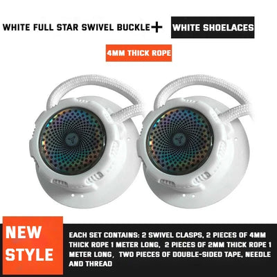 New Automatic Shoelaces Without ties Swivel Buckle Elastic Laces Sneakers Adult Kids unisex 4mm Round Shoelace Shoe Accessories