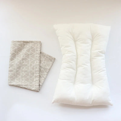 30X50CM BABY PILLOW AND CASE SET, COTTON PILLOWCASE AND PILLOW CORE WITH CARTOON PATTERN FOR KIDS BOYS AND GIRLS