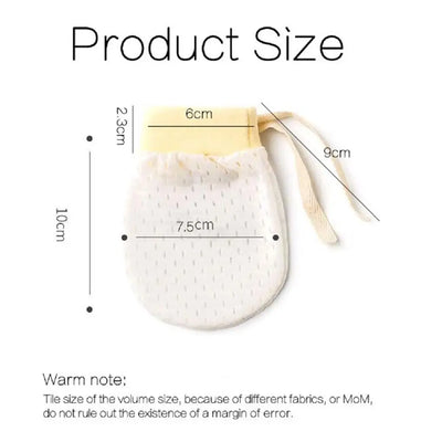4 PAIRS NYLON BABY GLOVES ANTI-SCRATCHING KIDS ACCESSORIES ANTI-GRASPING SCRATCH MITTENS HAND-GUARD SUPPLIES