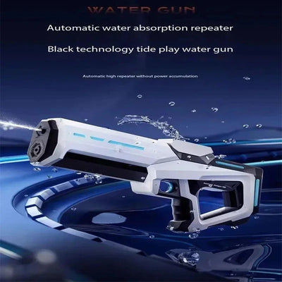 Kids Electric Water Gun Toys Summer Outdoor Beach Battle Game Full Automatic Induction Absorb Water Spray Guns for Children Gift