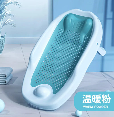 Baby Shower Rack Can Sit and Lie Down, Baby Bathtub Anti Slip Mat, Newborn Shower Net Universal Bath Bed Holder