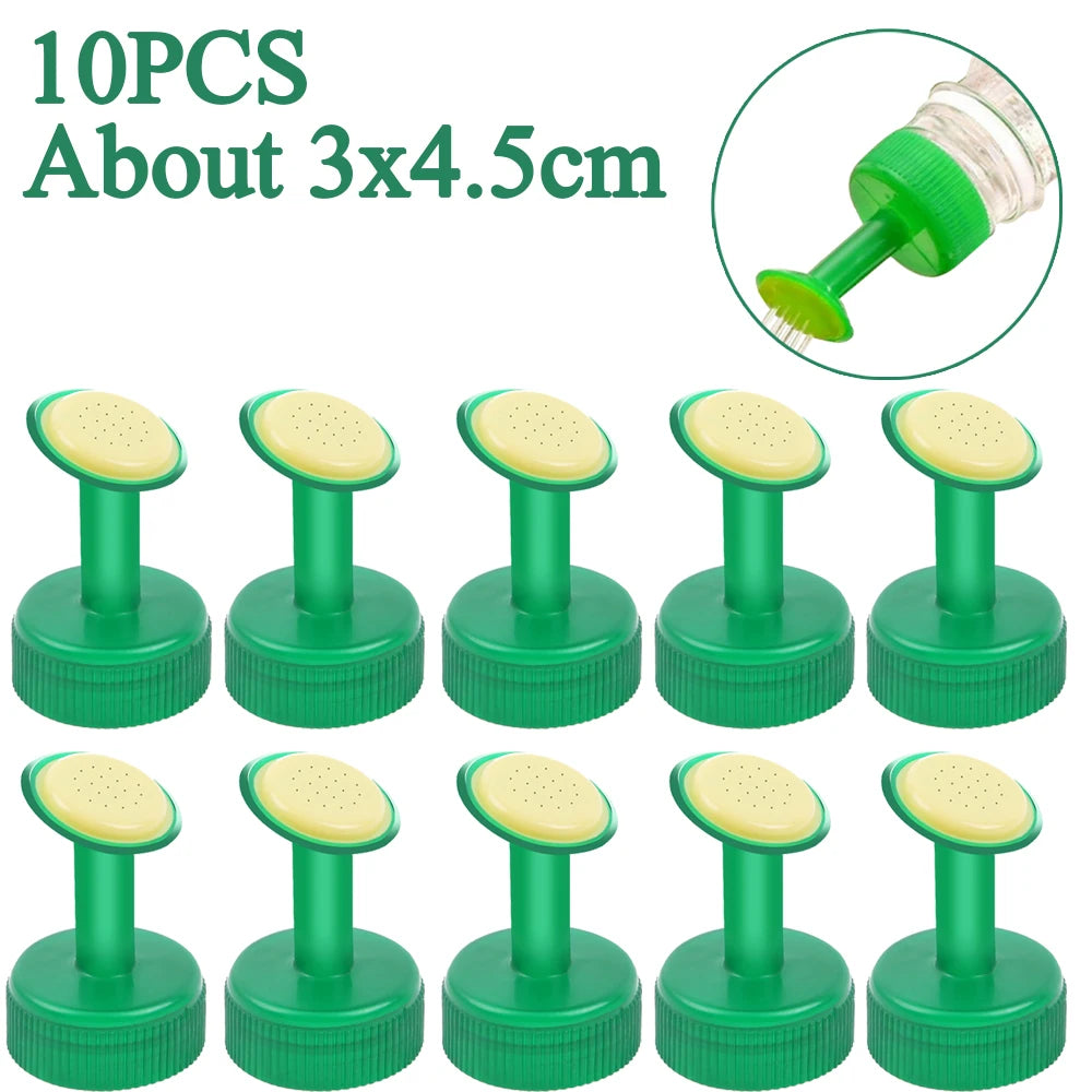 Bottle Cap Sprinkler Portable Plastic Plant Nozzles Garden Plant Watering Sprayers DIY Irrigation Head Indoor Outdoor Water Cans