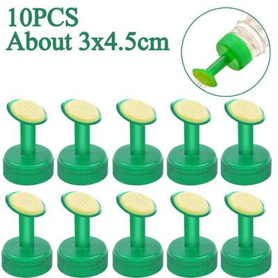 Bottle Cap Sprinkler Portable Plastic Plant Nozzles Garden Plant Watering Sprayers DIY Irrigation Head Indoor Outdoor Water Cans