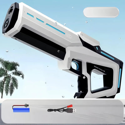 Kids Electric Water Gun Toys Summer Outdoor Beach Battle Game Full Automatic Induction Absorb Water Spray Guns for Children Gift