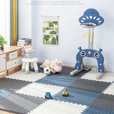 4-16Pcs Foam Baby Play Mat Puzzle Mat Kids Interlocking Exercise Rugs Floor Tiles Toy Carpet Soft Carpet Bedroom Decor 30*1cm