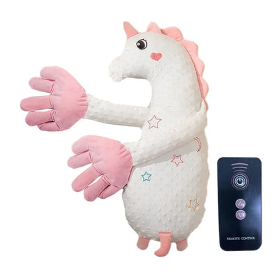 Baby Electric Palm Sleep Pillow Soothing Toy Baby Pillow Newborn Sleeping Patting Animals Doll Kids Neck Pillows Babies Nursing