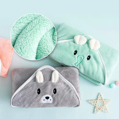 Baby Bath Towel Baby Towel Newborn with Hood Cartoon Coral Fleece Infant Towels Blanket Newborn Baby Bathrobe Infant Babys Stuff