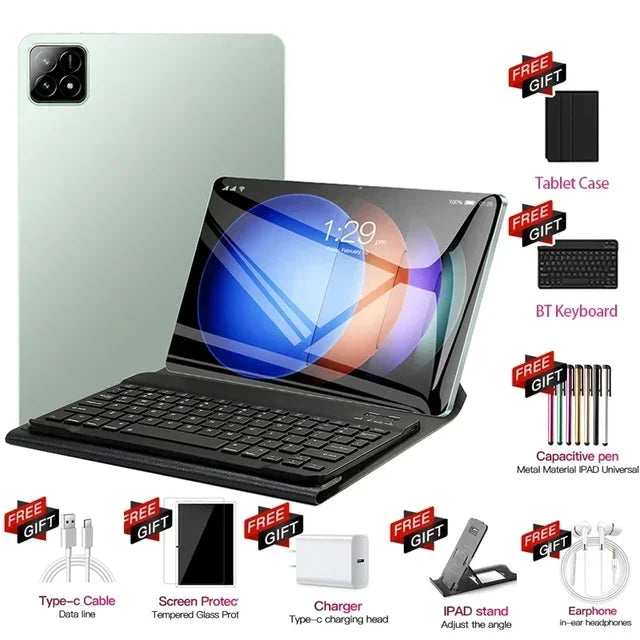 XIOA NEW Pad 7 Pro 2025 Global Version Original Tablet Android 14 Snapdragon 16GB 1024GB 5G Dual SIM Card WIFI HD 4K Tablet PC