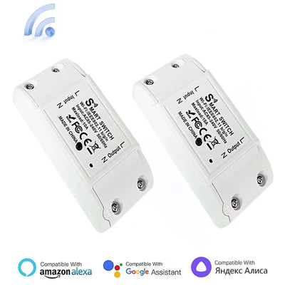 1pcs Wifi DIY Interruptor Smart Switch Wireless Remote Controller Home Control Works with Alexa Google Home