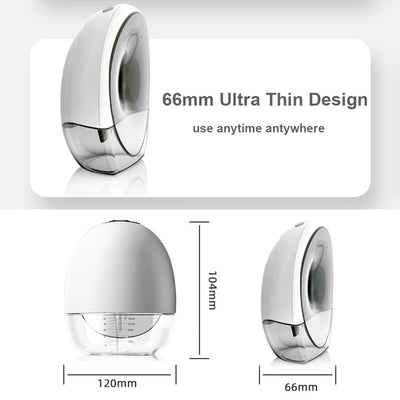Wearable Breast Pump Hands Free Electric Portable Wearable Breast Pumps BPA-free Breastfeeding Milk Collector