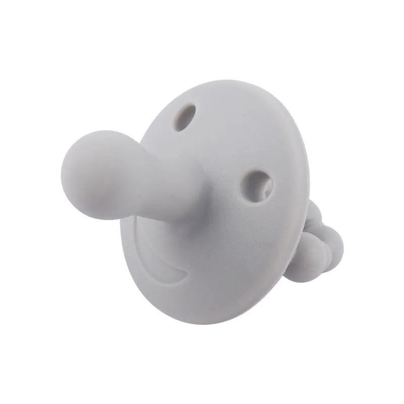 Baby Silicone Pacifier Newborn Infant Chewing Supplies Nipple Dummy Soft Teether Toy Food Grade Silicone Nursing Accessories
