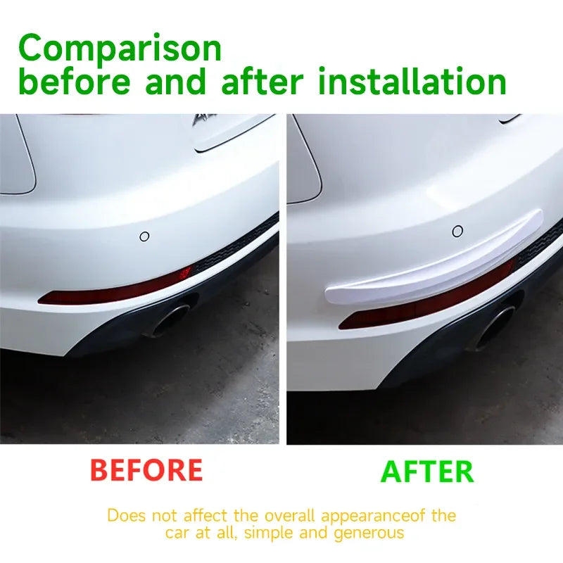 2PCS CAR BUMPER CORNER PROTECTOR STRIPS – ANTI-COLLISION SCRATCH GUARD