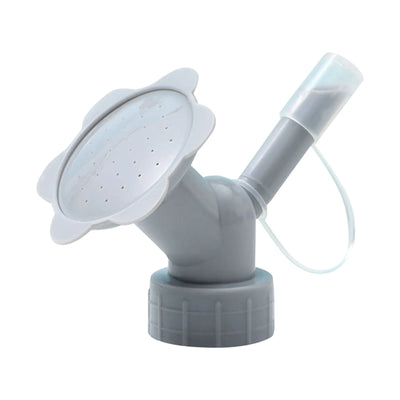 Bottle Cap Sprinkler Dual Head Bottle Watering Spout Watering Can Sprinkler Head Portable Plastic Plant Nozzles Garden Plant