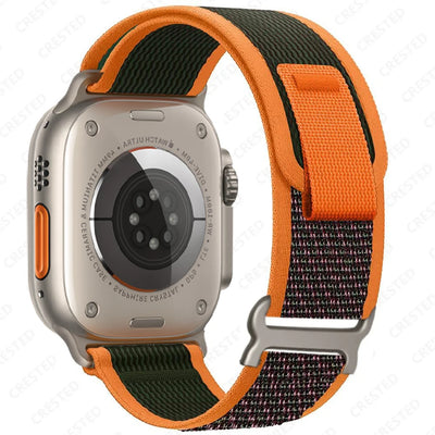 Trail Strap For Apple Watch Ultra 2 Band 49mm 45mm 44mm 42mm 40mm 41mm 38mm Nylon bracelet correa iwatch series10 9 8 7 6 5 4 SE