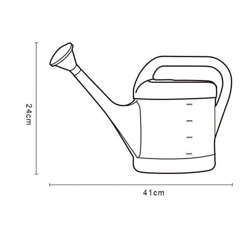 Gardening Watering Can Plastic Capacity With Long Nozzle Watering Pot For Balcony Vegetable Planting Flower Sprinkling