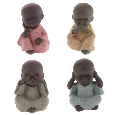Ceramic Small Buddha Statue Figurine Mirror Pendant Car Buddha Hanging Ornament Car ation Car Accessories