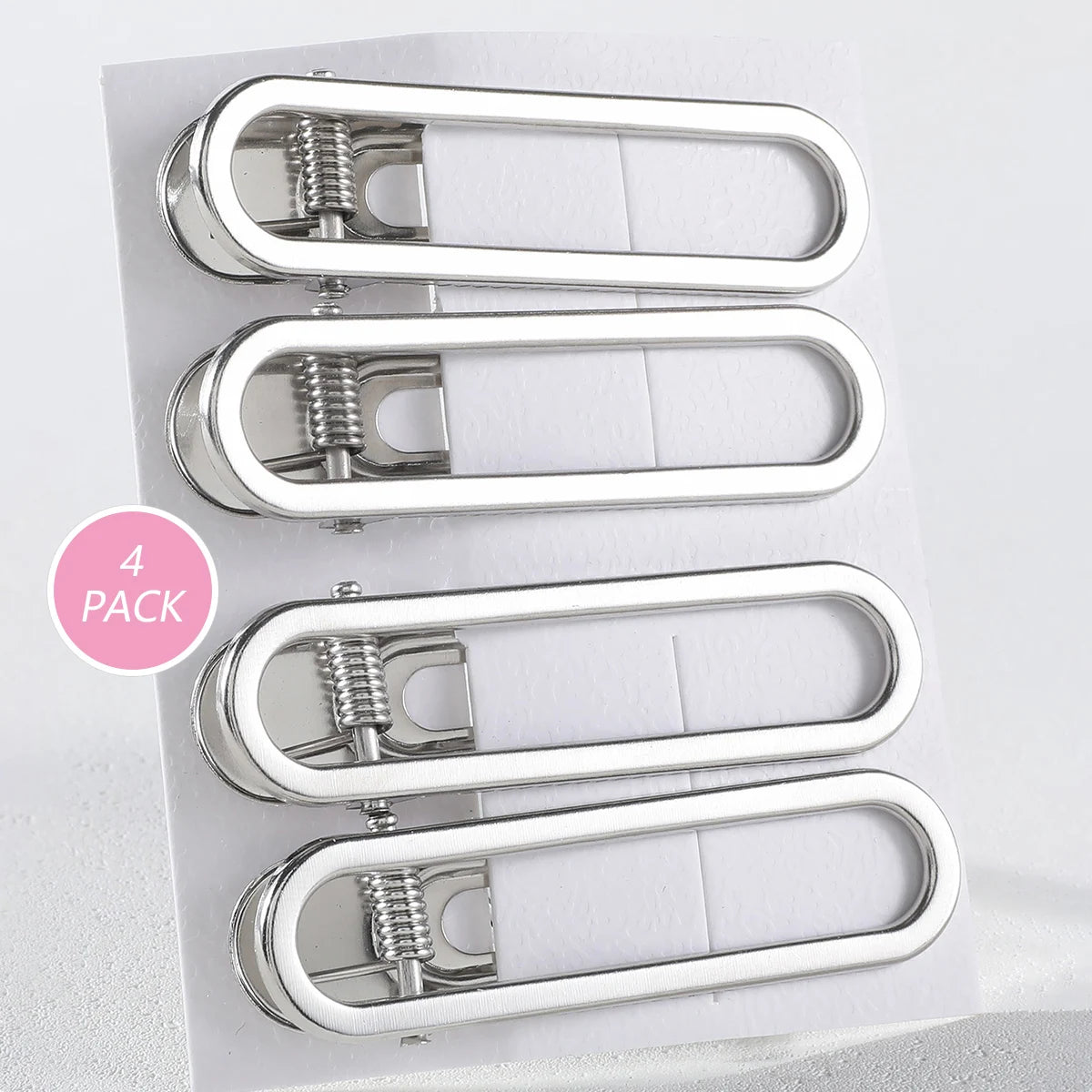 4/24Pcs Silver Y2k Hair Clips for Women Elegant Metal Duckbill Clip Gilrs Hairpins Side Bangs Barrettes Girls Hair Accessories