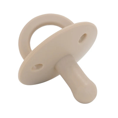 1PCS Silicone Baby Pacifier Food Grade Silicone Newborn Soother BPA Free Solid Color Dummies Silicone Nipple Baby Sutff