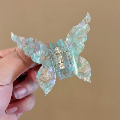 Butterfly Hair Claw New Vintage Acetate Fiber Sweet Colorful Hair Accessories Women Hair Clamps Hair Clip Crab Headband Clips