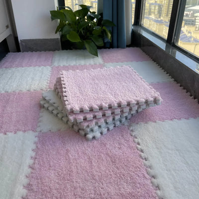 5-20pcs Foam Play Mat for Baby, Soft Non-Toxic Baby Playmat Solid Colored Foam Puzzled Floor Mats, Baby Play Mat Exercise Mats