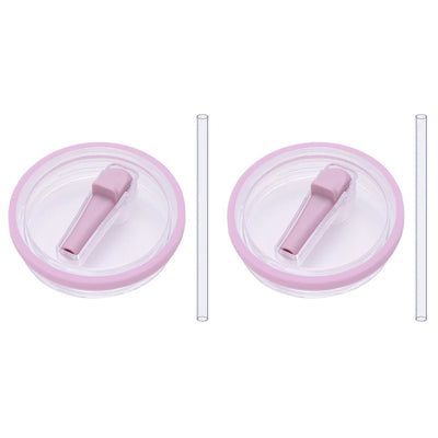 40Oz Tumbler Flip Straw Lid Replacement Spill Proof Reusable Tumbler Cover Splash Resistant Reusable Straw Cap for Stanley 40oz