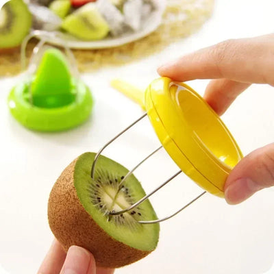 STAINLESS STEEL DETACHABLE KIWI & FRUIT PEELER – KITCHEN GADGETS & SALAD PREP TOOL