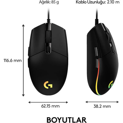 Logitech G102 LIGHTSPEED Gaming Mouse 8000 DPI Wired Mouse Laptop Accessories No Driver Version Cannot link to G HUB