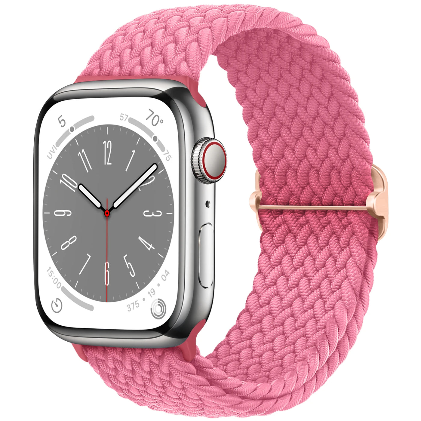Braided Solo Loop For Apple watch band 45mm 44mm 40mm 49mm 38 41mm Elastic correa bracelet series 8 9 5 4 3 SE 6 7 Ultra 2 strap