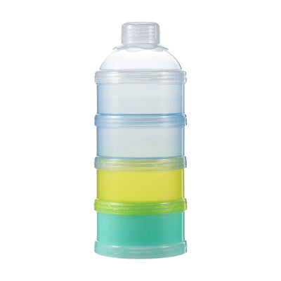 Baby Feeding Portable 4 Layer Milk Powder Storage Box Fruit Snacks Candy Food Container