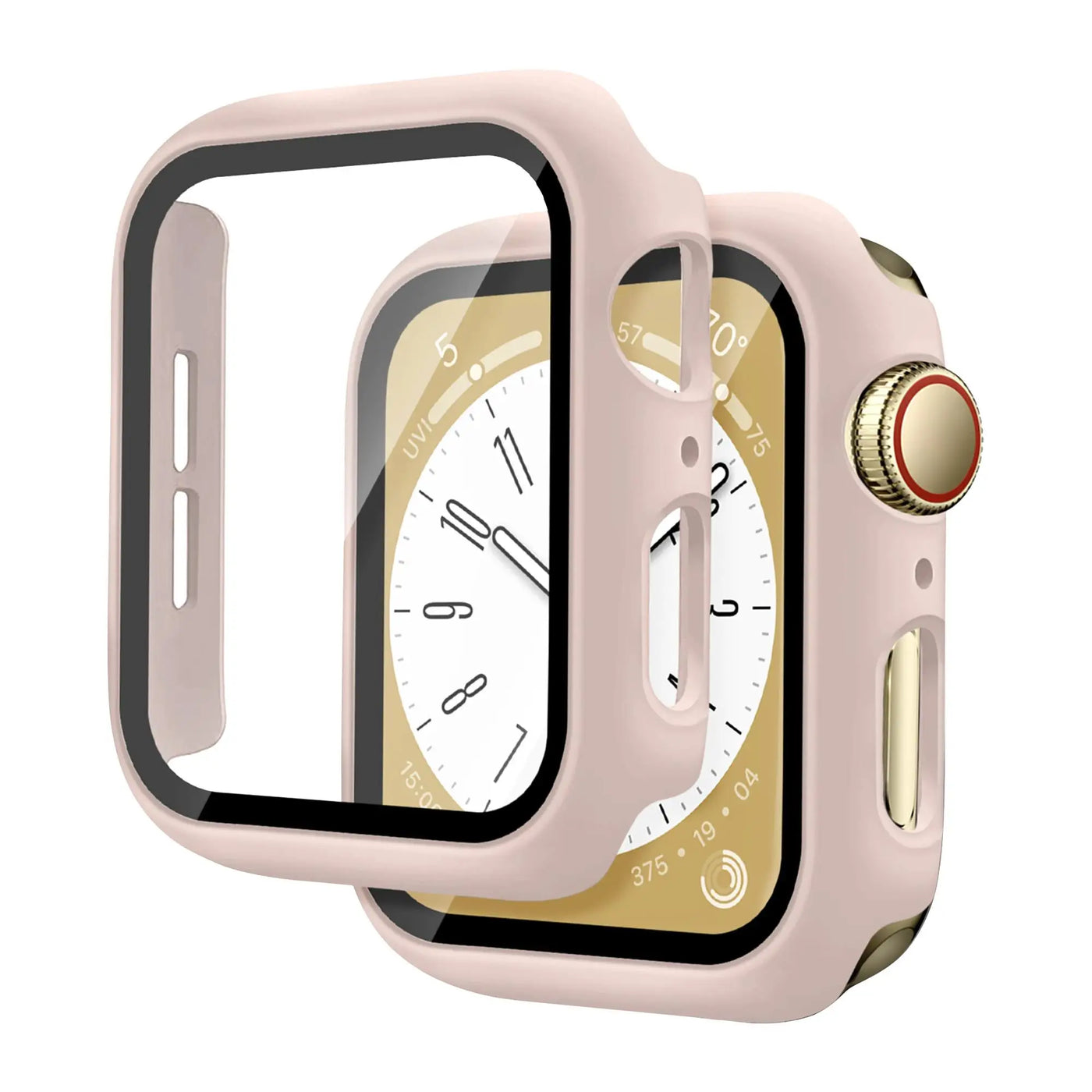 Glass+Cover For Apple Watch case 46mm 44mm 40mm 45mm 41mm 42mm 38mm Screen Protector iwatch series 10 9 8 7 6 5 3 SE Accessories