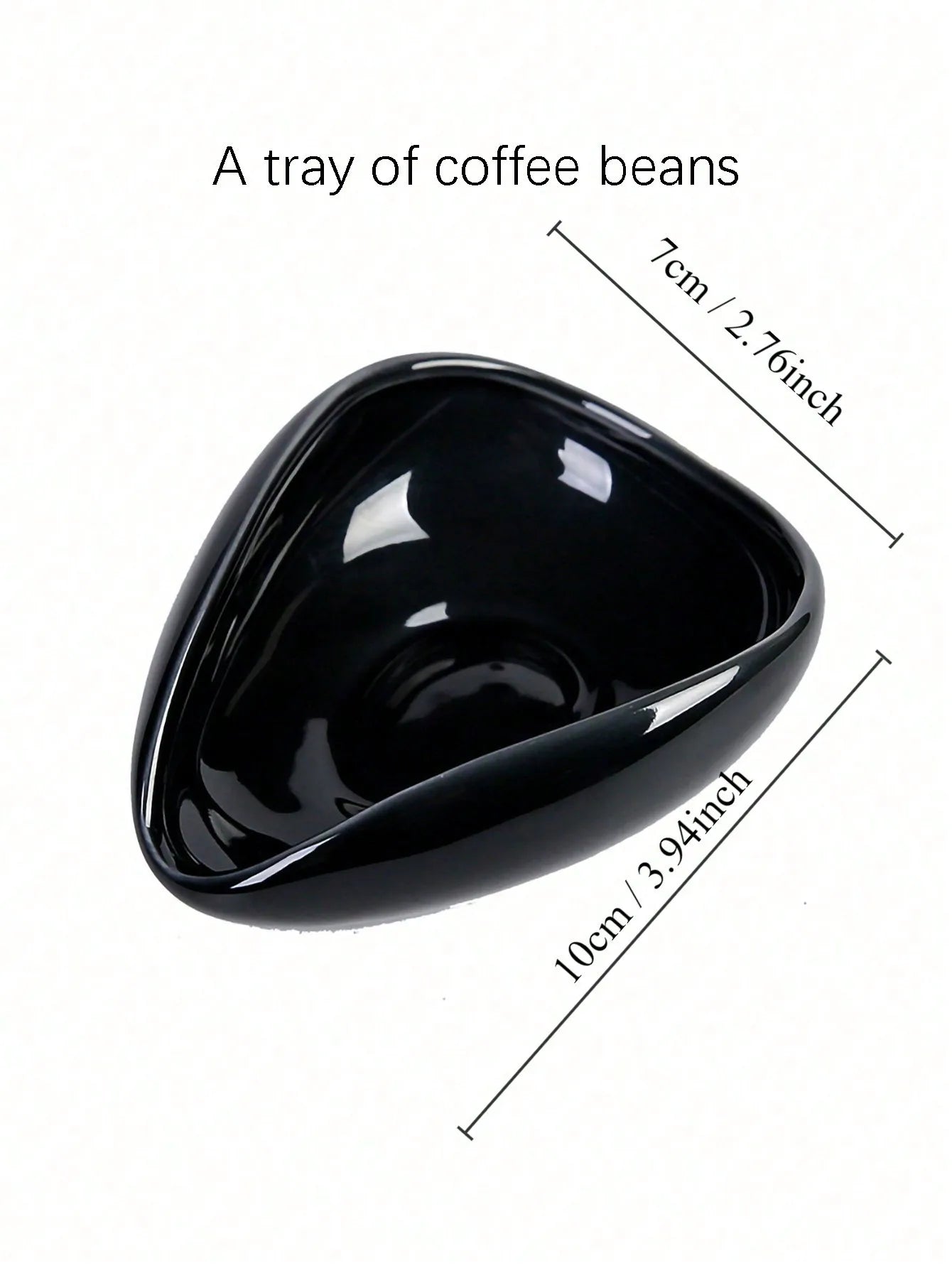 1pcs Coffee Beans Dosing Measuring Tray Coffee Tea Leaves  measuring spoon for coffee weighing plate White porcelain tea dispens