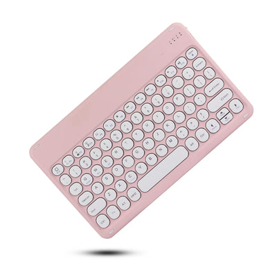 10-INCH SPANISH/ENGLISH BLUETOOTH KEYBOARD – WIRELESS RECHARGEABLE UNIVERSAL KEYBOARD FOR IPAD AIR/PRO, PHONE, TABLET, LAPTOP