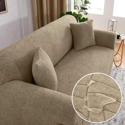 JACQUARD THICK ELASTIC SOFA COVER – 1/2/3/4 SEATER & L-SHAPED CORNER SOFA COVER FOR LIVING ROOM