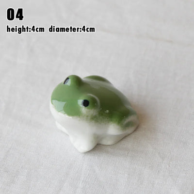 Garden Floating Ceramics Goldfish Creative Ceramic Underglaze Color Hand-painted Turtle Ornament Fish Tank Floating Decor Crafts