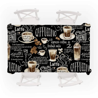 Tablecloth Model Retro Coffee Waterproof dining table Nauble Ceremony Decoration Rectangular tablecloth Kitchen Textile For the