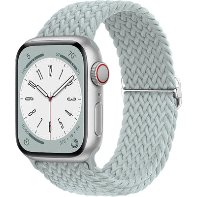 Braided Solo Loop For Apple watch band 45mm 44mm 40mm 49mm 38 41mm Elastic correa bracelet series 8 9 5 4 3 SE 6 7 Ultra 2 strap