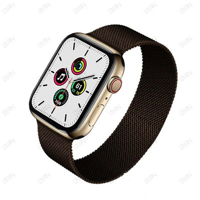 Milanese Loop for apple watch band 44mm 45mm 40mm 41mm 38-42mm pride bracelet iwatch series 9 8 7 6 SE 5 4 3 ultra 2 49mm strap