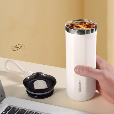 Thermal Mug 304 Stainless Steel Insulated Water Cup Business Office Portable Cold Coffee Cup Gift Cup Leakproof Travle Drinkware